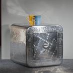 *WOONWINKEL* Aluminium Nachtkastje, Huis en Inrichting, Slaapkamer | Nachtkastjes, Verzenden, Nieuw