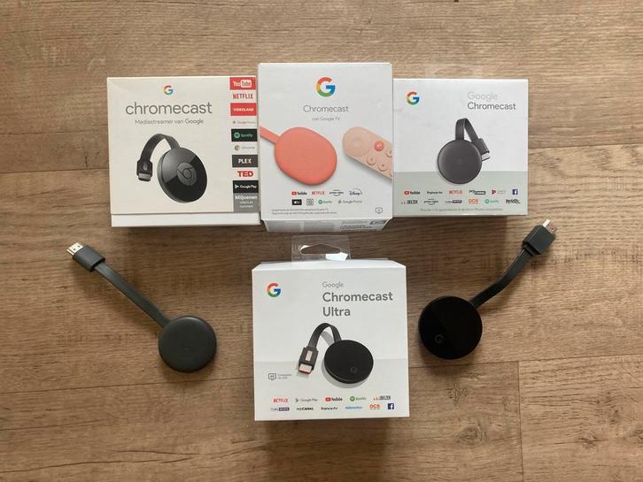 Google Chromecast kopen (alle modellen) met garantie vanaf, Audio, Tv en Foto, Mediaspelers, Zo goed als nieuw, Ophalen of Verzenden