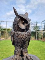 sculptuur, The wise owl - 52 cm - Brons, Antiek en Kunst