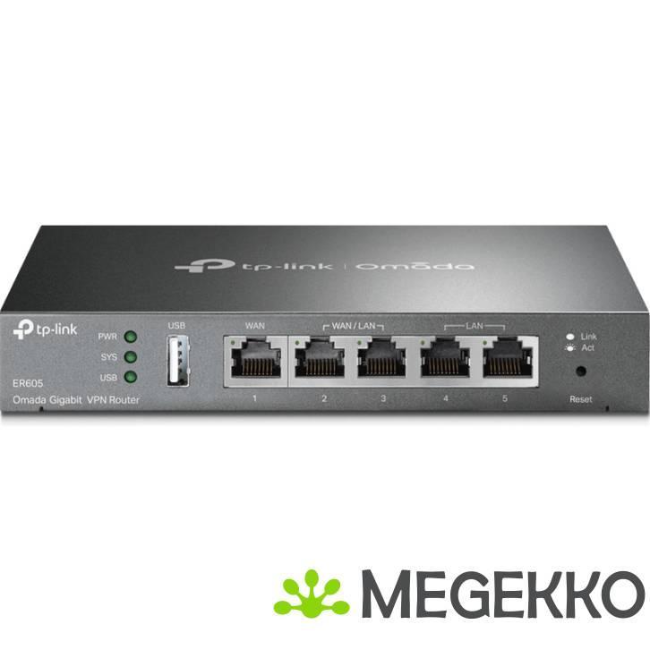 TP-LINK Omada 5-Port VPN ER605, Computers en Software, Routers en Modems, Nieuw, Verzenden