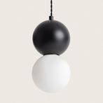 ACTIE: Hanglampje zwart wit met G9 fitting Arcuri FOIR, Huis en Inrichting, Lampen | Hanglampen, Nieuw, Verzenden