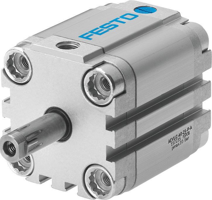 Festo Compacte Cilinder 32mm Boring 15mm Slag Enkelwerkend -, Doe-het-zelf en Verbouw, Gereedschap | Machine-onderdelen en Toebehoren