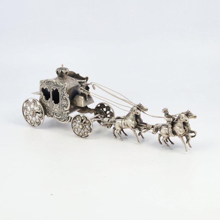 Argentor - Koninklijke Koets (groot) - Miniatuur figuur -, Antiek en Kunst, Antiek | Goud en Zilver