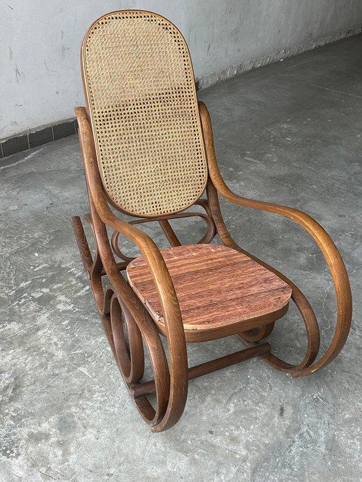 stile thonet - Schommelstoel - Hout, Wiener gras -, Antiek en Kunst, Kunst | Designobjecten
