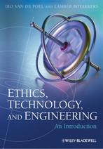 Ethics Technology & Engineering An Intro 9781444330953, Verzenden, Gelezen, Ibo Van De Poel