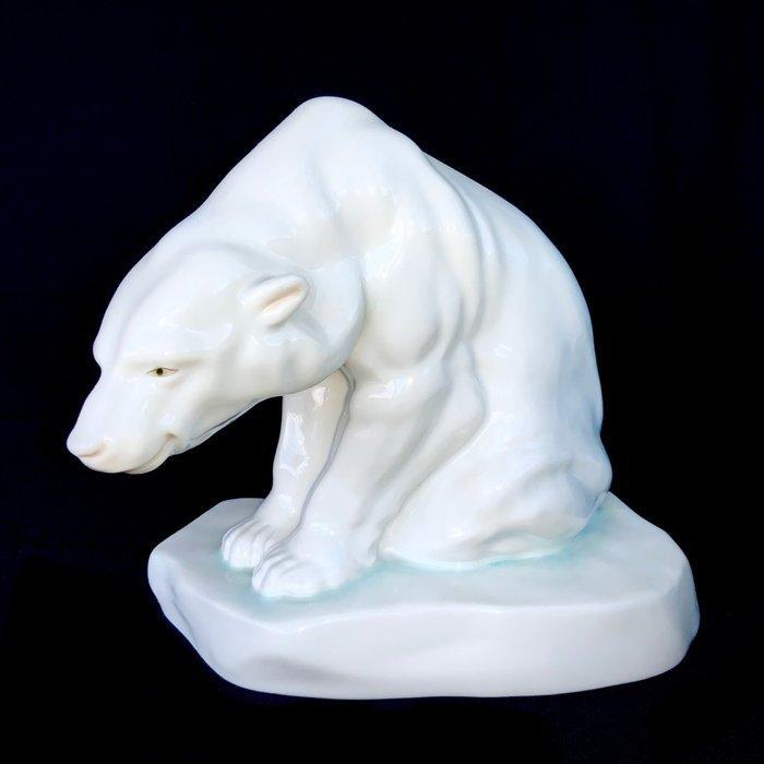 Béla Markup - Herend - Art Deco - Polar Bear on Ice Floe -, Antiek en Kunst, Antiek | Glas en Kristal