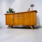 Vintage dressoir | mid century wandkast | sideboard | hout, Huis en Inrichting, Kasten | Dressoirs, Ophalen, Gebruikt, 150 tot 200 cm