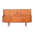 Highboard | Vintage | Kofod Larsen | Tambour |  3452, Huis en Inrichting, Ophalen of Verzenden, Zo goed als nieuw, Overige houtsoorten