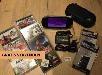 PSP 3004 ZWART complete set beschikbaar voor biedingen