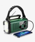 Noodradio- powerbank 10.000 mAh - noodpakket- zaklamp- solar, Verzenden, Nieuw