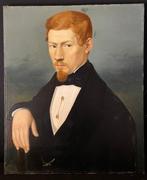 Franse school (XX) - Portrait d’homme roux, Antiek en Kunst, Kunst | Schilderijen | Klassiek
