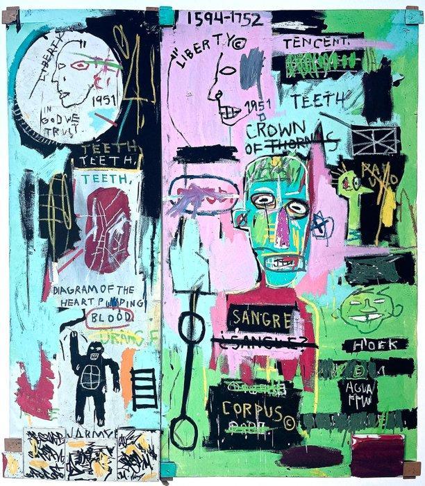 Jean-Michel Basquiat (1960-1988) - In Italian - Artestar, Antiek en Kunst, Kunst | Tekeningen en Foto's