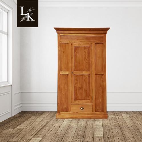 Landelijke klassieke kast, teak, jagerskast, servieskast, Antiek en Kunst, Antiek | Meubels | Kasten