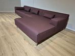 Zanotta Greg Hoekbank - Wijnrood - Stof - Topstaat - Design, Zanotta greg hoekbank, b&b italia, minotti, flexform, vitra, 300 cm of meer