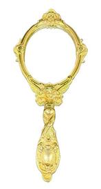 Handspiegel - Verguld brons