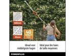 Powerplus Dual Power POWDPG75380 Accu heggenschaar - 40V -, Verzenden, Zo goed als nieuw
