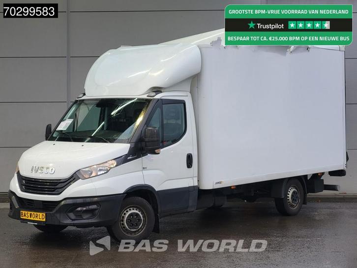 Iveco Daily 35S16 Laadklep Automaat SCHADE Bakwagen 160PK Ai, Auto's, Bestelauto's, Lease, Automaat, Financial lease, Diesel, Wit