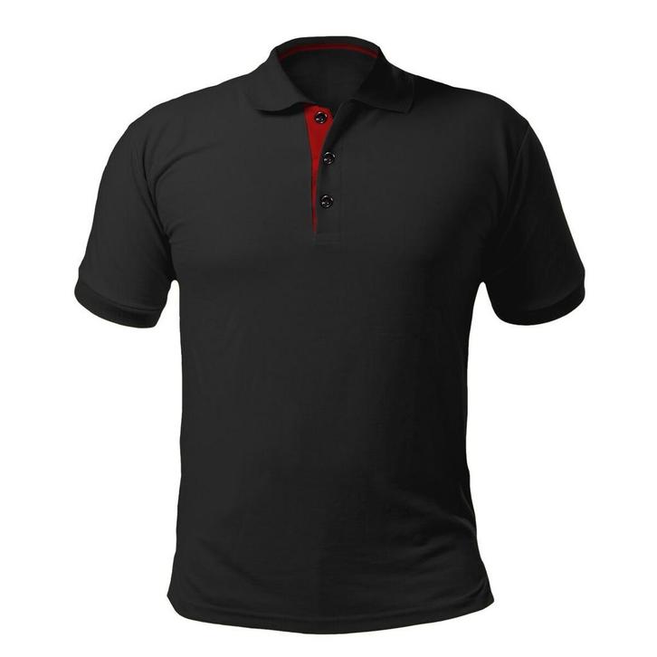 GGM Gastro | (5 stuks) Heren Poloshirt  - Zwart - Maat: S |, Kleding | Heren, Polo's, Zwart, Maat 46 (S) of kleiner, Nieuw, Verzenden