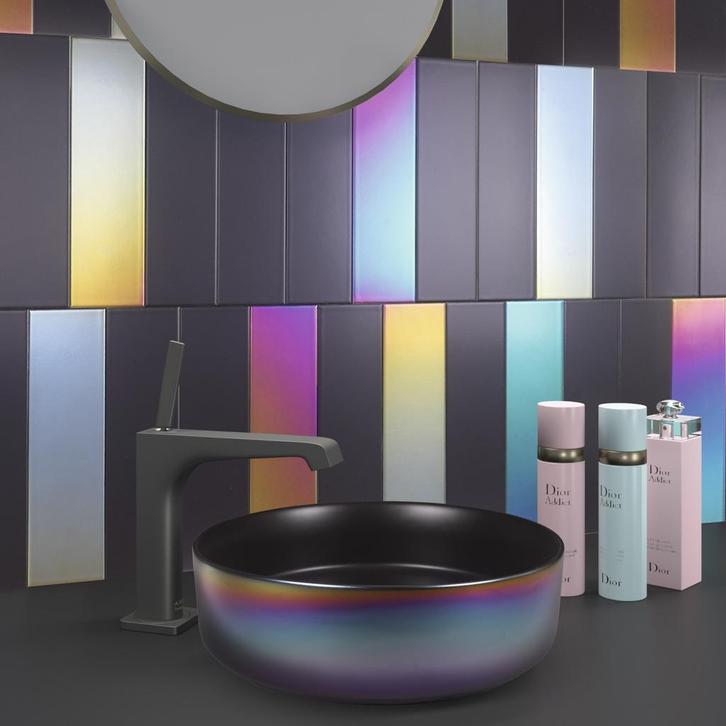 Wandtegel Dune Flat Rainbow 7.5x30 cm (Doosinhoud 1.26), Doe-het-zelf en Verbouw, Tegels, Ophalen of Verzenden