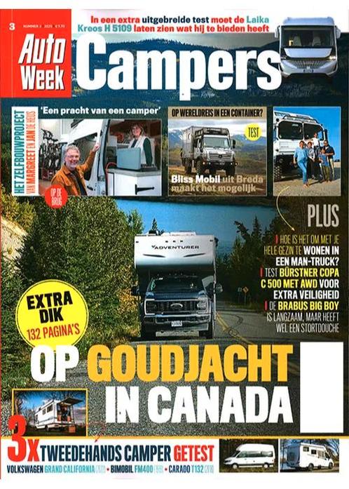 Autoweek Campers - 03 2025, Boeken, Tijdschriften en Kranten, Sport en Vrije tijd, Nieuw, Verzenden