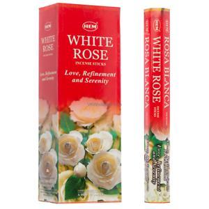 HEM Wierook - White Rose - Slof / Voordeelbox (6 Pakjes /... beschikbaar voor biedingen