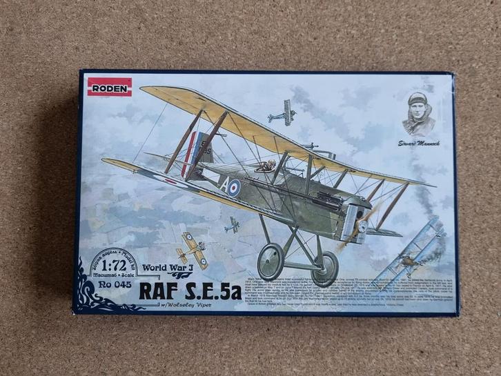 Roden 045 RAF S.E.5a w/Wolseley Viper 1:72, Hobby en Vrije tijd, Modelbouw | Vliegtuigen en Helikopters, Verzenden