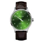 Prisma Design Einzeiger Eenwijzerhorloge Groen 40mm, Sieraden, Tassen en Uiterlijk, Horloges | Dames, Nieuw, Verzenden
