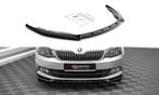 Voorspoiler V.1 Skoda Fabia MK3 Glans Zwart Maxton, Ophalen of Verzenden, Nieuw