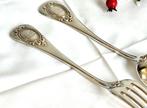 Bestekset (2) - .950 zilver - Henin & Cie