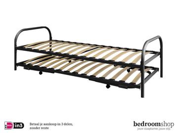 Logeerbed - met onderschuifbed - 80/90x200 v.a. 449,- beschikbaar voor biedingen