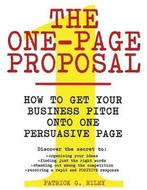 The One-Page Proposal 9780060988609 Patrick G Riley, Verzenden, Gelezen, Patrick G Riley