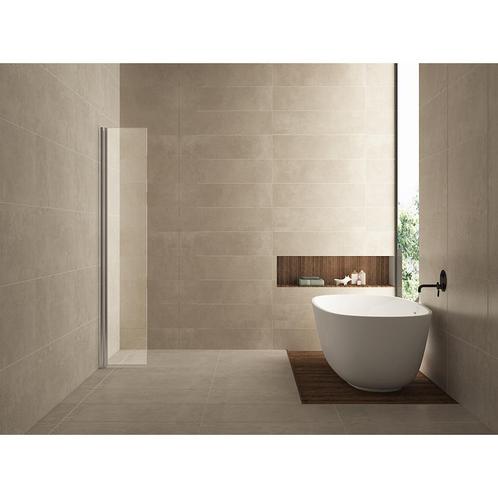 BWS Apollo Zijwand met Scharnierend Muurprofiel 40x200 cm, Doe-het-zelf en Verbouw, Sanitair, Douche, Nieuw, Ophalen of Verzenden