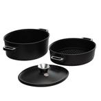 AMT Gastroguss Kookset met stoominzet – Geschikt voor all., Ophalen of Verzenden, Nieuw