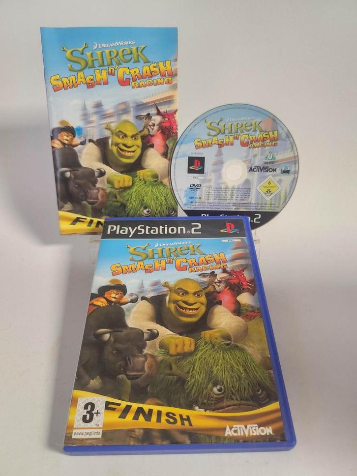 Shrek Smash n Crash Racing Playstation 2, Spelcomputers en Games, Games | Sony PlayStation 2, Ophalen of Verzenden