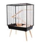 Zolux Knaagdierkooi Neo Cosy Large Zwart, Dieren en Toebehoren, Verzenden, Nieuw
