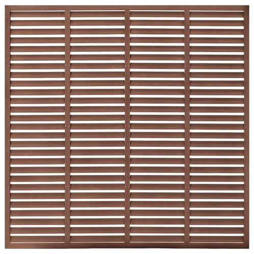 Louvre Schutting Bruin 180x180 | Tweedekansje | Tuin Upgrade, Tuin en Terras, Schuttingen, 1 tot 2 meter, Minder dan 3 meter, Nieuw