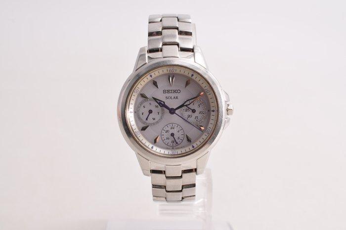 Seiko - Solar - Zonder Minimumprijs - V14J-0BJ0 - Unisex -, Sieraden, Tassen en Uiterlijk, Horloges | Antiek