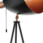 EGLO Chester Vloerlamp - E27 - 149,5 cm - Zwart/Koper, Huis en Inrichting, Verzenden, Zo goed als nieuw
