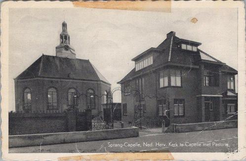 SPRANG-CAPELLE - Ned. Herv. Kerk te Capelle met Pastorie, Verzamelen, Ansichtkaarten | Nederland, Verzenden