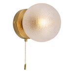 Retro wandlamp transparant, Johnson, met trekschakelaar, Huis en Inrichting, Lampen | Wandlampen, Ophalen of Verzenden, Nieuw