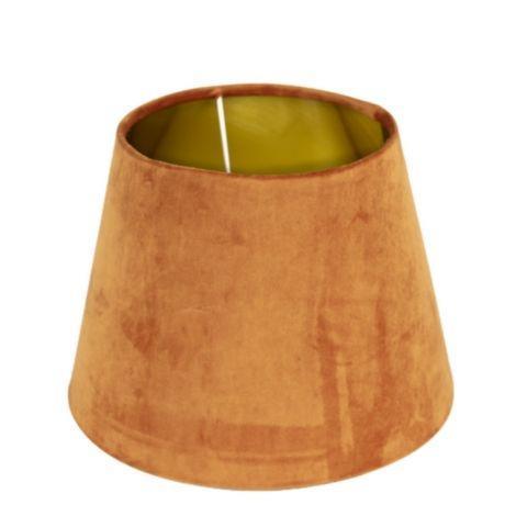 lampenkap fluweel oranje dia 30cm, Huis en Inrichting, Woonaccessoires | Overige, Verzenden