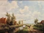 Willem Vester (1824-1895) - Hollands landschap met koeien