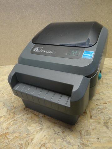 Zebra GX420d Barcode Label Printer USB + Cutter GX42-202... beschikbaar voor biedingen