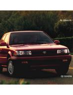 1991 TOYOTA COROLLA BROCHURE ENGELS (USA), Boeken, Auto's | Folders en Tijdschriften, Nieuw, Toyota, Author