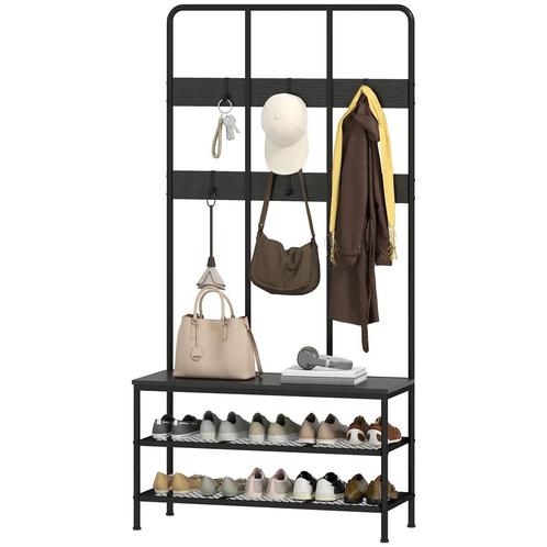 TRUUSK Garderoberek - Kledinghaken - Zitbank - Schoenenrek -, Huis en Inrichting, Woonaccessoires | Kapstokken, Nieuw, Verzenden
