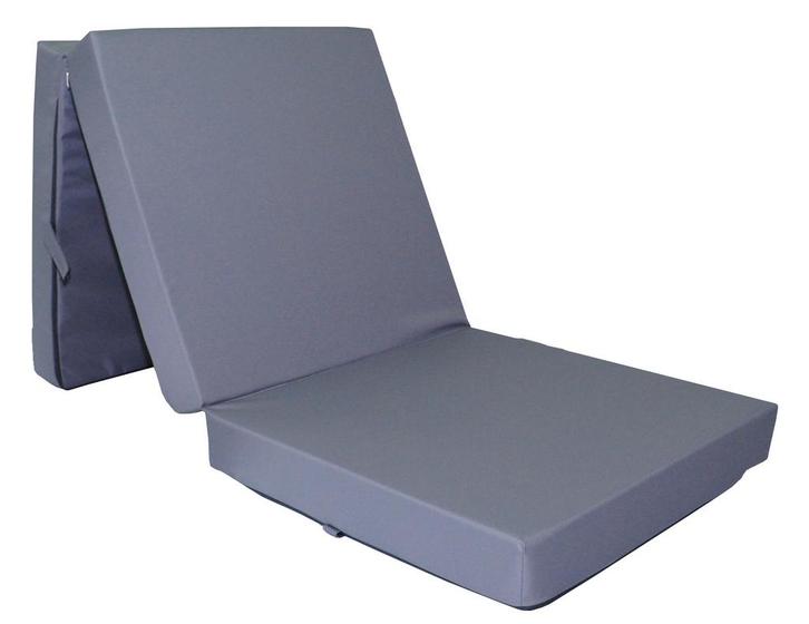 Opvouwbaar matras - waterdicht - 195x65x10 cm - grijs, Huis en Inrichting, Slaapkamer | Matrassen en Bedbodems, Nieuw, Ophalen of Verzenden