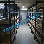 +/- 35 meter Bruynzeel Montex metalen/houten legbordstelling, Zakelijke goederen, Kantoor en Winkelinrichting | Magazijn, Stelling en Opslag
