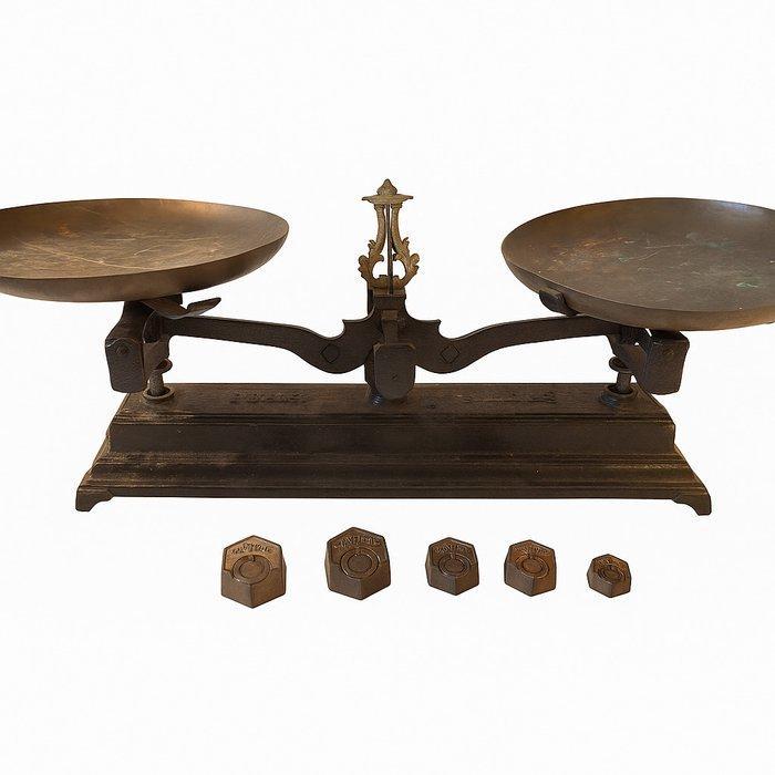 roverbal - Ponterstok (2) - 10 kg - Gietijzer, Gegoten, Antiek en Kunst, Curiosa en Brocante