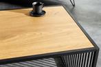 Design salontafel ARCHITECTURE 100cm zwart wild eiken, Huis en Inrichting, Ophalen of Verzenden, Nieuw