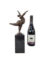Beeldje - Abstract ballerina - Brons, Marmer